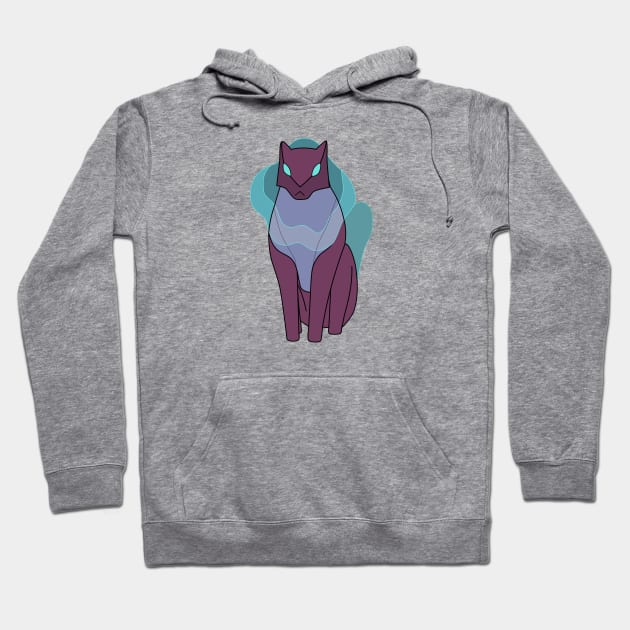 Emotional Support Space Kitty Hoodie by Yellow Hexagon Designs